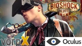 Testing out Bioshock Infinite on the Oculus Rift with vorpX [upl. by Atiran]