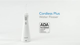 How to use the Waterpik™ Cordless Plus WP450 Water Flosser [upl. by Adnorat]