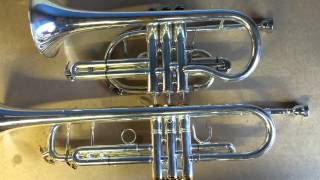 Trumpet vs Cornet  discussion and demonstration [upl. by Trici]