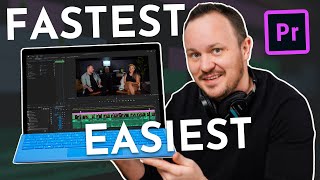 The Easiest Way to EDIT Audio amp Video for Podcast and YouTube  Premiere [upl. by Atiugram659]