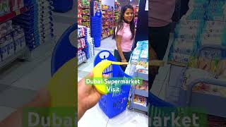 Dubai Supermarket Visit shorts [upl. by Alekehs]