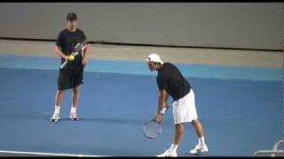 Roger Federer Practice  Australian Open 2010 [upl. by Cryan601]