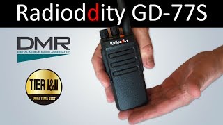 Radioddity GD77S Box Contents and Programming  DMR Handheld Radio [upl. by Aicilegna]