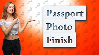 Do passport photos need to be glossy or matte [upl. by Kreg582]