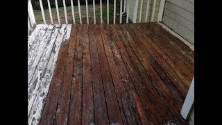 How To Remove Deck Paint to Restain Your Deck [upl. by Kohsa]