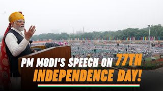 PM Narendra Modis 77th Independence Day Speech from Red Fort [upl. by Alekin]