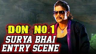 Don No1 Don  Surya Bhai Entry Scene  नागार्जुन की एक्शन डायलॉग हिंदी [upl. by Iliram]