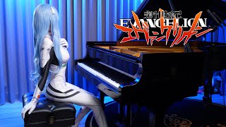 Neon Genesis Evangelion「A Cruel Angels Thesis」Rei Ayanami x Steinway Piano Ver  Rus Piano [upl. by Rosel953]