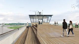 Tower THF  360° Berlin  Wahrzeichen Flughafen Tempelhof [upl. by Bourn]