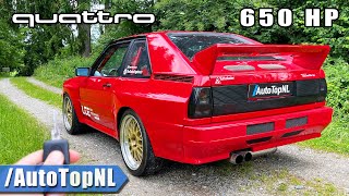 650HP AUDI Sport QUATTRO  REVIEW by AutoTopNL [upl. by Ayom]