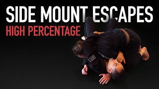 High Percentage Sidemount Escapes  BJJ Techniques  ROYDEAN [upl. by Asilam]