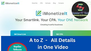 iMonetizeIt Networks approved and iMonetizeIt all details in one video  Bangla tutorial [upl. by Furmark889]