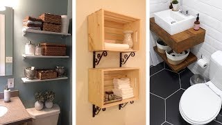 20 Genius Small Bathroom Storage Ideas [upl. by Yeliak671]