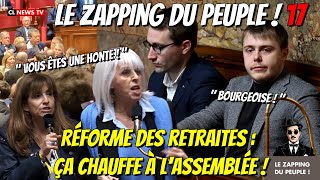 Réforme des retraites  Scandales à lassemblée  Le Zapping Du Peuple  17 29112024 [upl. by Lyris913]