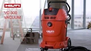 OVERVIEW of Hiltis VC 300 universal wet and dry vacuum cleaner [upl. by Sacken]