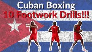 CUBAN BOXING 10 FOOTWORK DRILLS [upl. by Norel982]