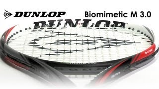 Dunlop Biomimetic M 30 Racquet Review [upl. by Hazlip]