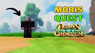 How To Do Moris Quest in Devas of Creation  Devas of Creation First Neath a Tree  Roblox [upl. by Elatnahc947]