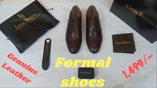 Formal Shoes for Men  Louis Stitch Oxford Shoes  Brown Office Shoes  Leather Shoes  Review [upl. by Acinorav]