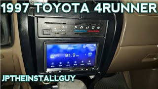 1997 Toyota 4runner radio removal replacement and install [upl. by Tu230]