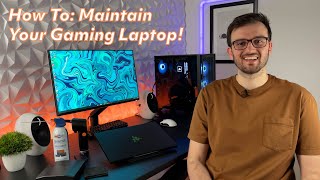 How To Maintain Your Gaming Laptop amp Keep It Cool While Gaming  5 Tips I Use On My Razer Blade 15 [upl. by Rockwood]