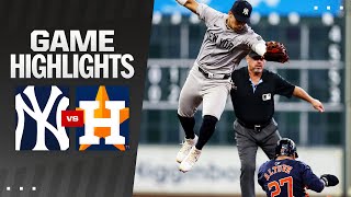 Yankees vs Astros Game Highlights 33124  MLB Highlights [upl. by Aneerahs]