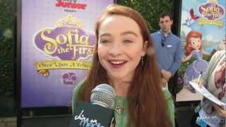 Sabrina Carpenter Talks quotSofia the Firstquot TV Series [upl. by Fanchie923]