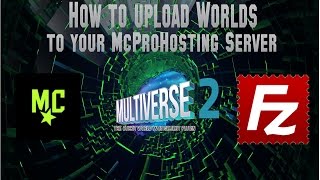 Minecraft How to upload Worlds to your McProHosting server [upl. by Ellynad777]