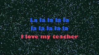 I LOVE MY TEACHER LYRIC VIDEO by Musical Playground [upl. by Inoue]