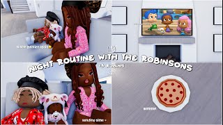 BERRY AVENUE NIGHT ROUTINE with the Robinsons Family Berry Avenue Roleplay [upl. by Lait]