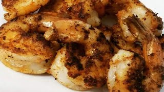 Blackened Shrimp with Roasted Garlic Butter Cream Sauce [upl. by Ariem]