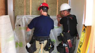 Installing INTELLO PLUS In Wood Frame Buildings With Batt Insulation [upl. by Hachman]