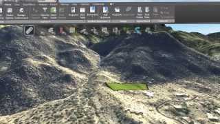 Autodesk InfraWorks 360 Terrain Shaping [upl. by Ernaldus]