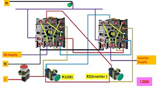 What is Interlocking   Interlocking circuit Connection between two Relays Interlocking in Relay [upl. by Einnep]