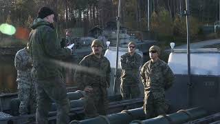 Coxswains Course with US Marines on Finnish GClass Landing Craft [upl. by Normand]