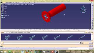 Catia V5 Screws Operation in Catlog Browser Tutorial Part 5 [upl. by Fredia]