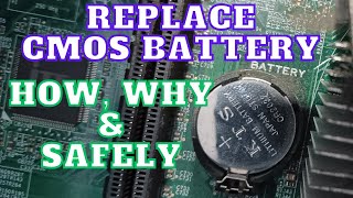 How to change CMOS battery [upl. by Eahsram]