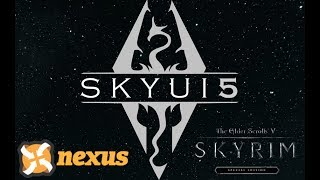 Skyrim SE SkyUI 51 and SKSE64 Installation Nexus Mod Manager Tutorial [upl. by Sorvats]