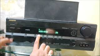 Reset av receiver ONKYO HTR 560 [upl. by Gilbertson270]