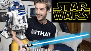 Make Star Wars R2D2 amp Lightsaber Sounds on a Guitar [upl. by Lonyer688]