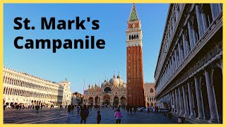 VENICE Italy St Marks Campanile  Bells and Great Views [upl. by Ayik]