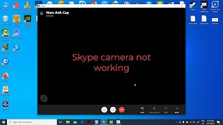 How To Fix Skype camera not working in Windows 10 [upl. by Melba732]