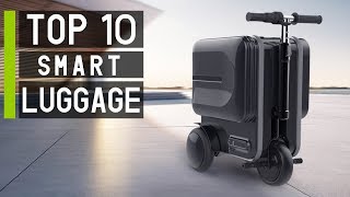 Top 10 Coolest Futuristic Smart Suitcases [upl. by Velda]