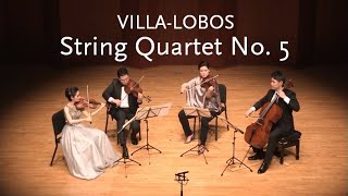 String Quartet No 5 • VillaLobos • Revento Quartet [upl. by Mckee]