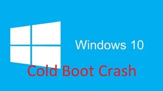 computer crashes on startup windows 10  How to Fix [upl. by Fredek]