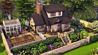 Gardeners Dream Home  The Sims 4 Greenhouse Haven Kit Speed Build [upl. by Anaitat651]