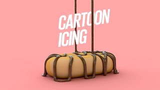 Cinema 4D R20 tutorial  Animated cartoon icing [upl. by How]