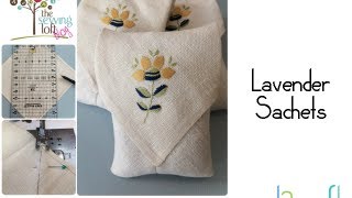 How to Sew a Lavender Sachet by Heather Valentine [upl. by Aylmar]