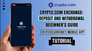 How to Deposit or Withdraw on Cryptocom Exchange for Beginners  App Tutorial [upl. by Gehman]