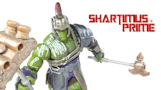 Marvel Legends Gladiator Hulk BAF Thor Ragnarok Movie Build A Figure Hasbro Action Figure Toy Review [upl. by Nibot]